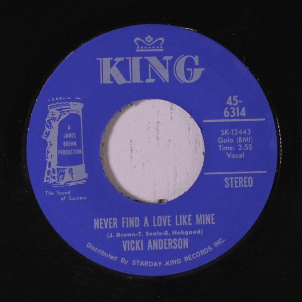 Vicki Anderson : No More Heartaches, No More Pain (7", Single)