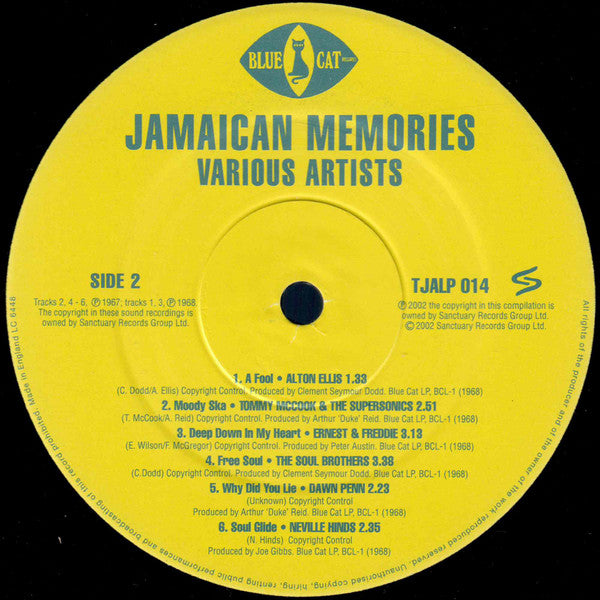 Various : Jamaican Memories (LP, Comp, RE)
