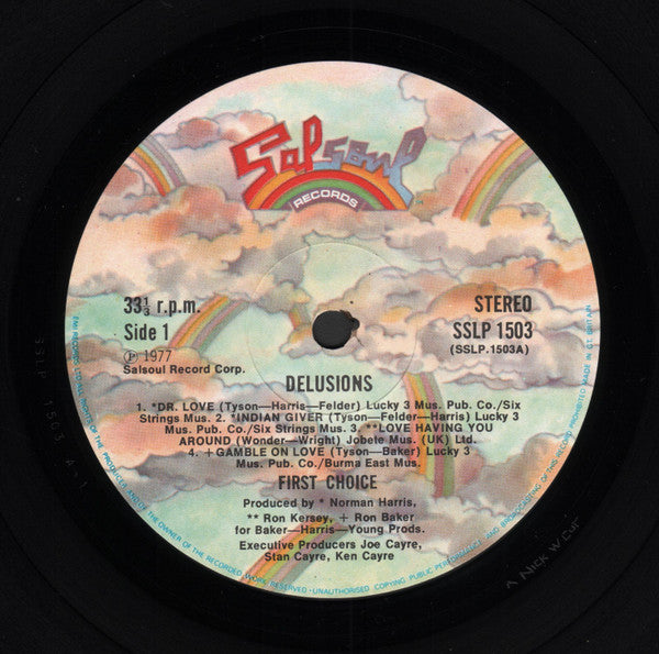 First Choice : Delusions (LP, Album)