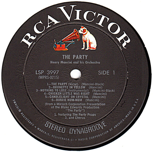 Henry Mancini : The Party (Music From The Film Score) (LP, Album, Hol)