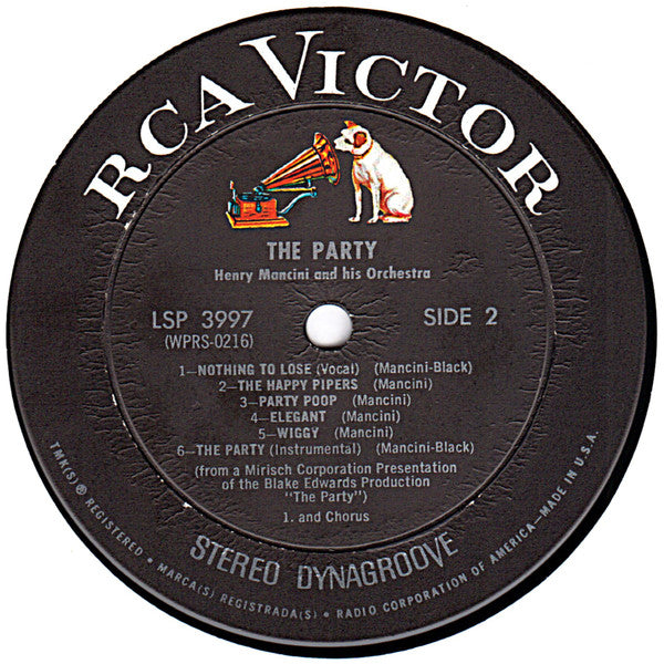 Henry Mancini : The Party (Music From The Film Score) (LP, Album, Hol)