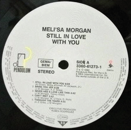 Meli'sa Morgan : Still In Love With You (LP, Album)
