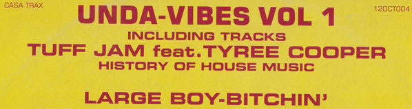 Tuff Jam / Large Boy : Unda-Vibes Vol 1 (12")