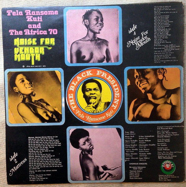 Fela* & Africa 70 : Noise For Vendor Mouth (LP, Album)