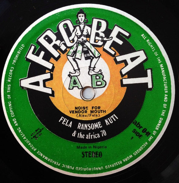 Fela* & Africa 70 : Noise For Vendor Mouth (LP, Album)