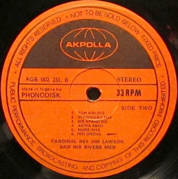 Cardinal Rex Jim Lawson And His Rivers Men : Cardinal Rex Jim Lawson And His Rivers Men (LP, Album)