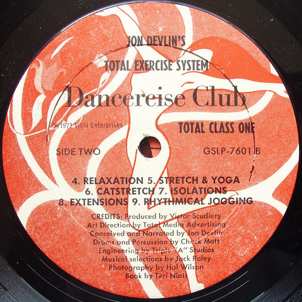 Jon Devlin : Dancercise Club (Total Class One) (LP)