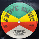 King Sounds & Trinity (4) & Jah Woosh : Spend One Night In A Babylan / Keep Us Down In Poverty (12", Maxi)
