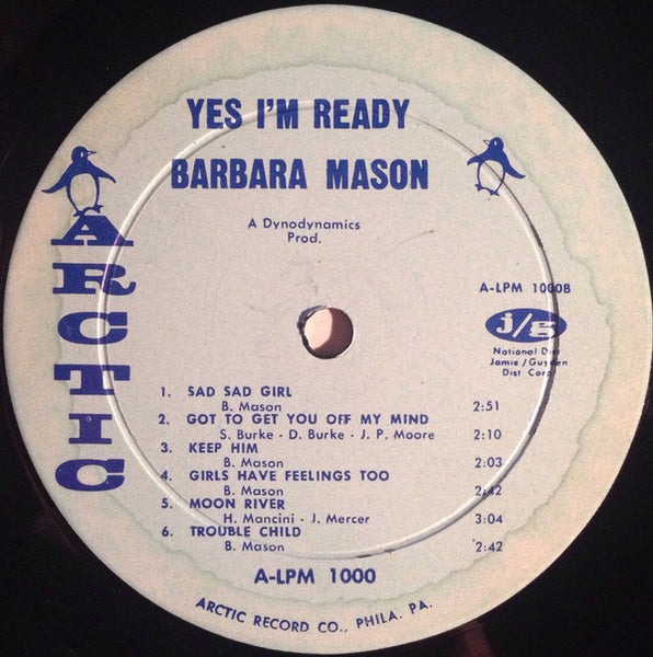 Barbara Mason : Yes, I'm Ready (LP, Album, Mono)