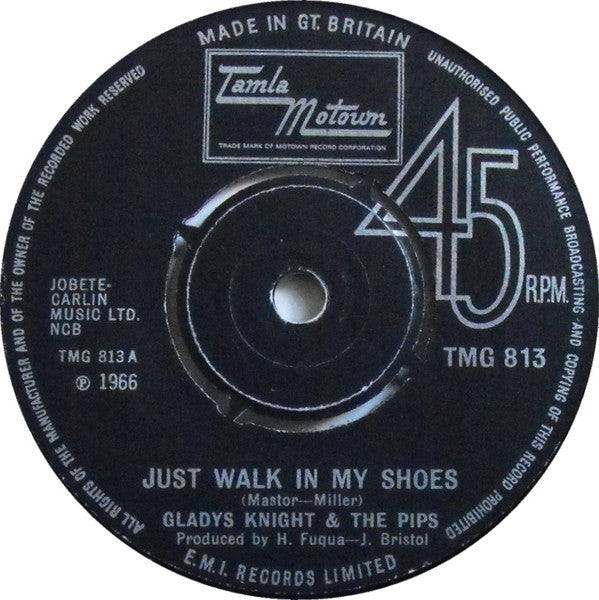 Gladys Knight & The Pips* : Just Walk In My Shoes (7", Single, 4-p)