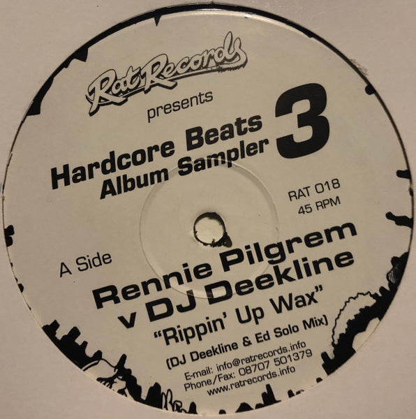 Rennie Pilgrem vs. DJ Dee Kline / Shimano : Hardcore Beats Album Sampler 3 (12")