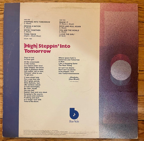 Donald Byrd : Stepping Into Tomorrow (LP, Album)