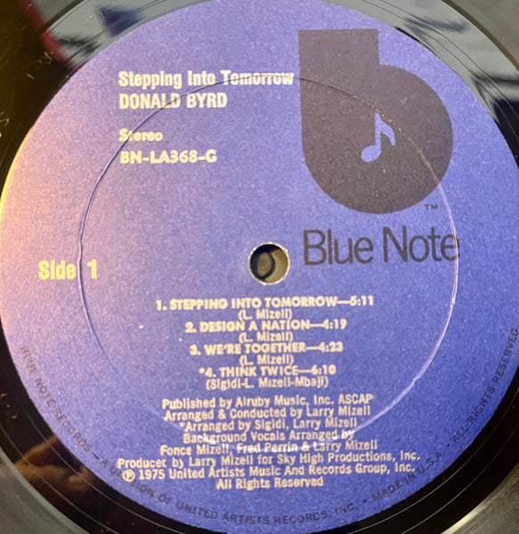 Donald Byrd : Stepping Into Tomorrow (LP, Album)