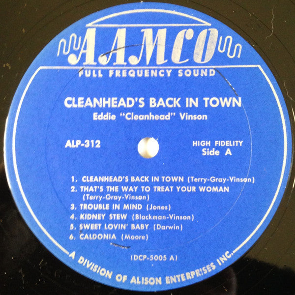 Eddie Vinson* : Clean Head's Back In Town (LP, Album, Mono, Mic)