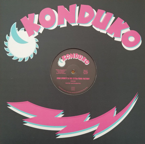 King Sporty & The Extra Funk Factory : Fantasy (12", RE)