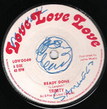 The Itals / Trinity (4) : In A Disa Time / Ready Done (7")