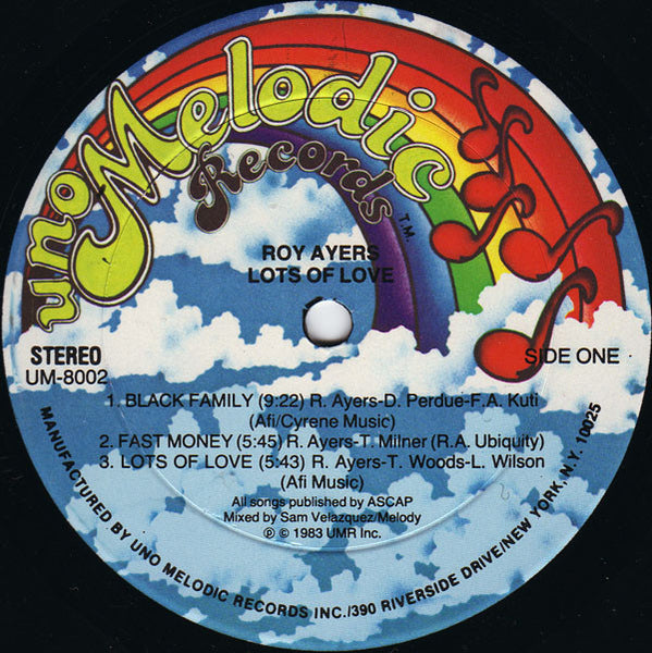 Roy Ayers : Lots Of Love (LP, Album)