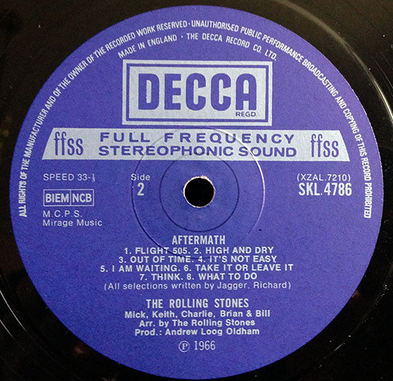 The Rolling Stones : Aftermath (LP, Album, RE)