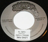 Brinsley Forde Featuring Earl Sixteen : Love Fire (7")