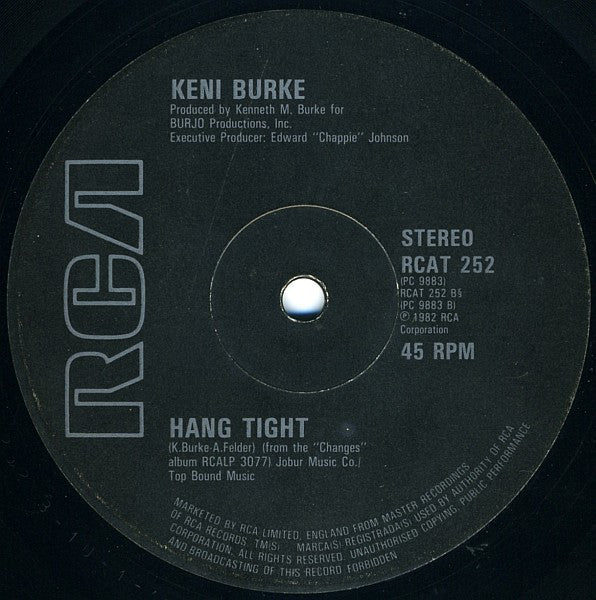 Keni Burke : Risin' To The Top (12")