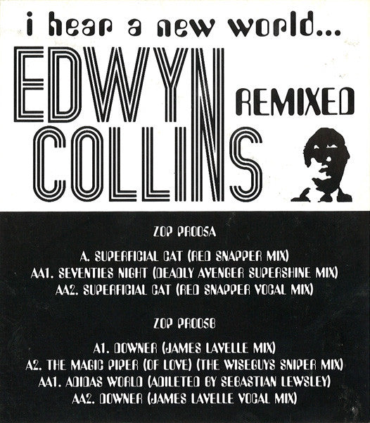 Edwyn Collins : I Hear A New World... (Remixed) (2x12", Single, W/Lbl)