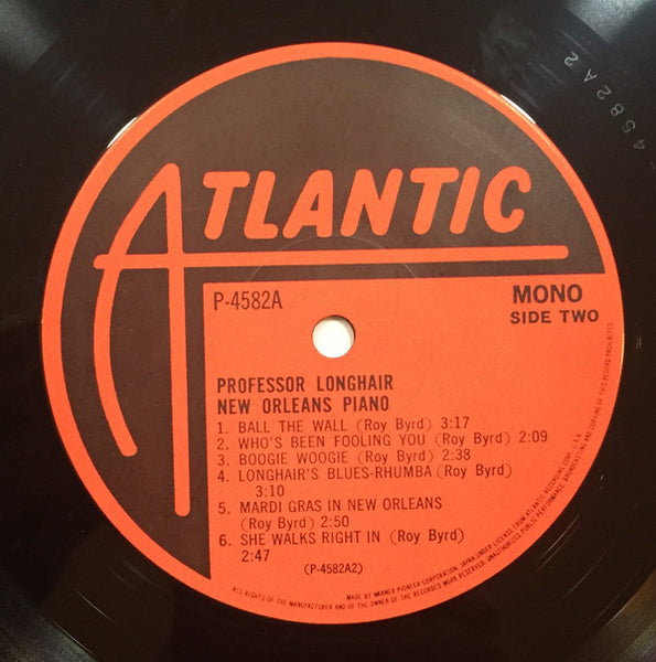 Professor Longhair : New Orleans Piano (LP, Album, Mono, RE)