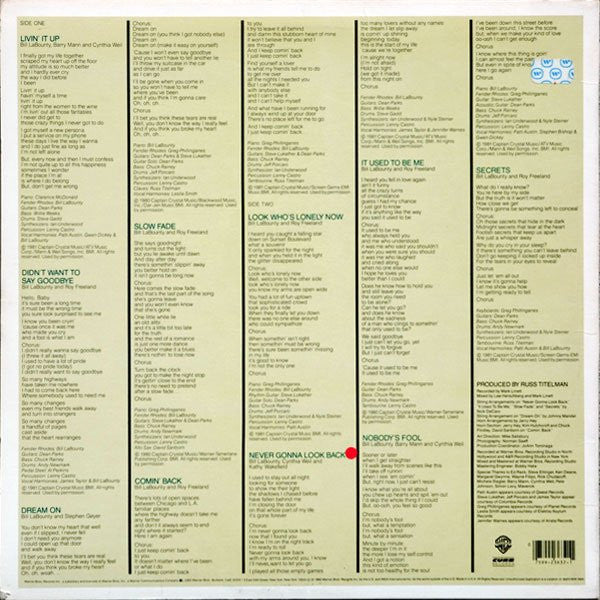 Bill LaBounty : Bill LaBounty (LP, Album, Los)