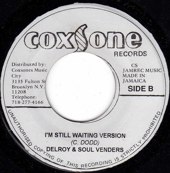 Delroy Wilson / Delroy Wilson & The Soul Vendors : I'm Still Waiting (7", Single)
