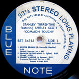 Stanley Turrentine Featuring Shirley Scott : Common Touch (LP, Album)