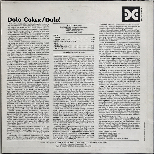 Dolo Coker : Dolo! (LP, Album)