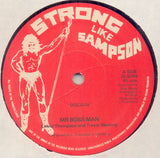 Linval Thompson & Ranking Trevor / Barnabas : Mr Boss Man / Stop Pushing Me Around (12", Red)