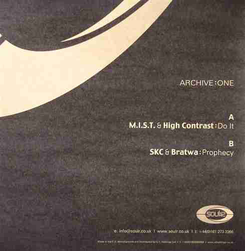 M.I.S.T.* & High Contrast / SKC & Bratwa : Archive:One (12")