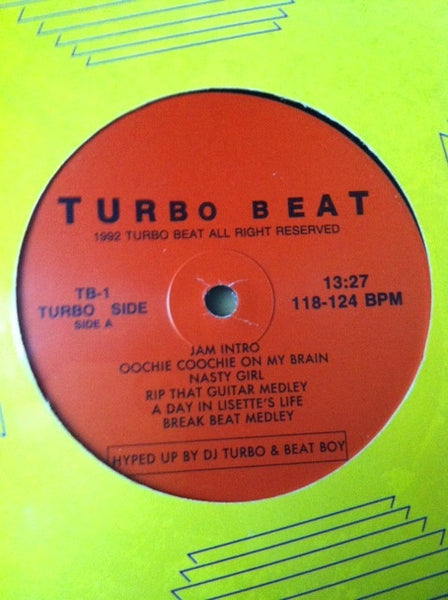 DJ Turbo (3) And Beat Boy (3) : Turbo Beat #1 (12")