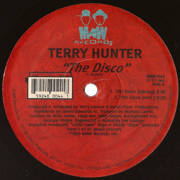 Terry Hunter : The Disco / Sweet Music (12")