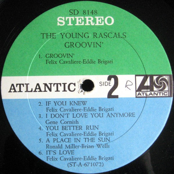 The Young Rascals : Groovin' (LP, Album)