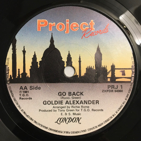 Goldie Alexander : Show You My Love / Go Back (7")