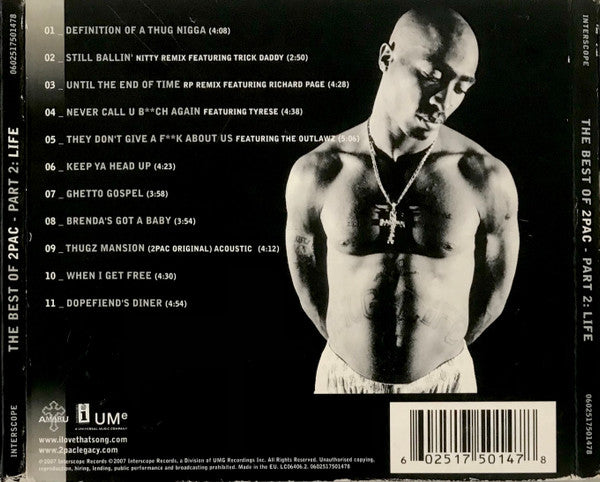 2Pac : The Best Of 2Pac - Part 2: Life (CD, Comp, Dig)