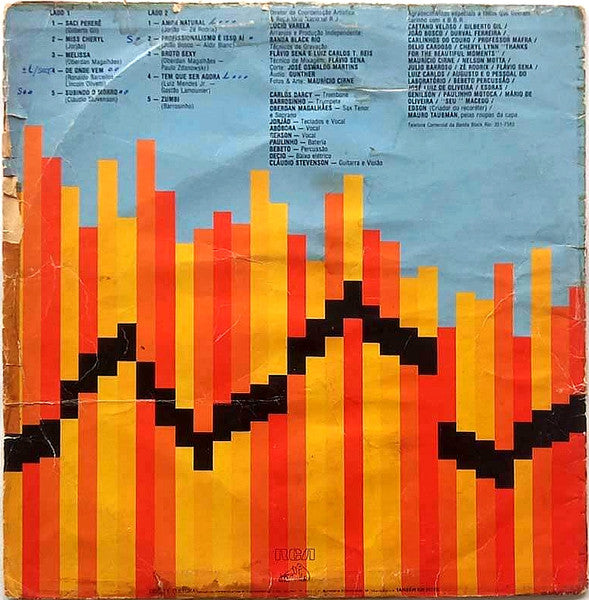 Banda Black Rio : Saci Pererê (LP, Album)