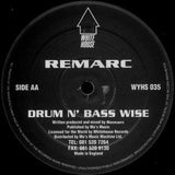 Remarc : Sound Murderer / Drum N' Bass Wise (12")
