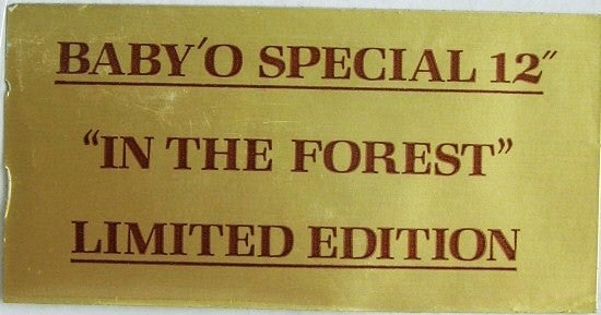 Baby'O : In The Forest (12", Ltd)