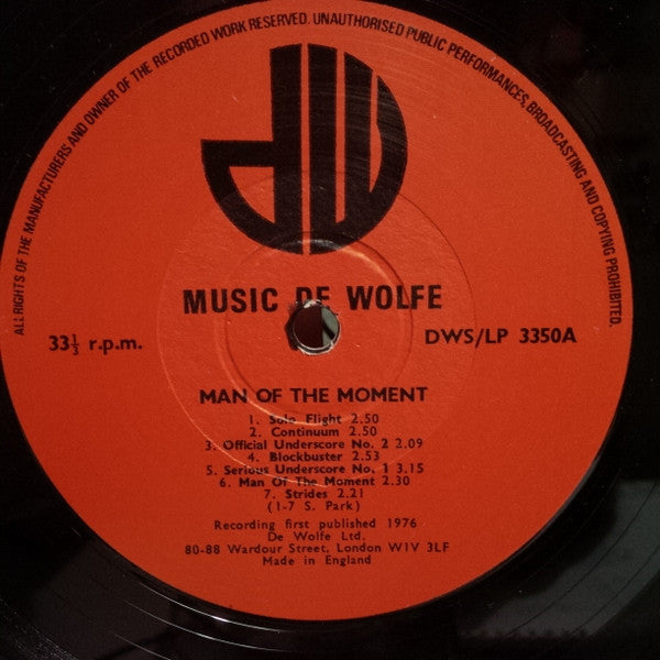 The International Studio Orchestra : Man Of The Moment (LP)
