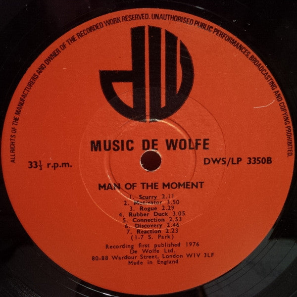 The International Studio Orchestra : Man Of The Moment (LP)