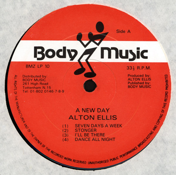 Alton Ellis : A New Day (LP, Album)