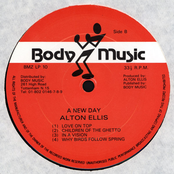 Alton Ellis : A New Day (LP, Album)