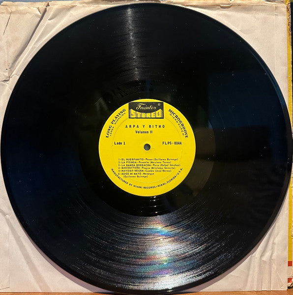 Pepe Velásquez Con Su Arpa Paraguaya* : Arpa Y Ritmo Vol. II (LP, Album)