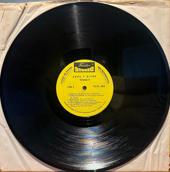 Pepe Velásquez Con Su Arpa Paraguaya* : Arpa Y Ritmo Vol. II (LP, Album)