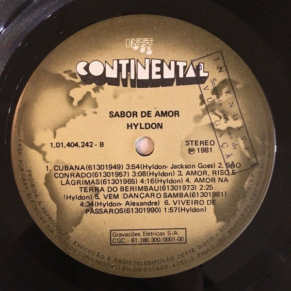 Hyldon : Sabor De Amor (LP)