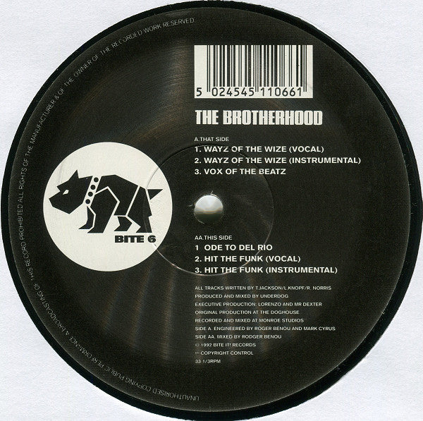 The Brotherhood : Wayz Of The Wize (12")