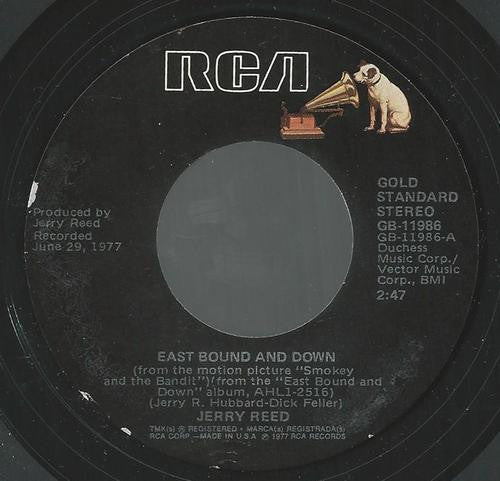 Jerry Reed : East Bound And Down / (I'm Just A) Redneck In A Rock And Roll Bar (7", RE, Ind)
