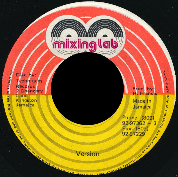 Thriller U : Substitute For Your Love (7")